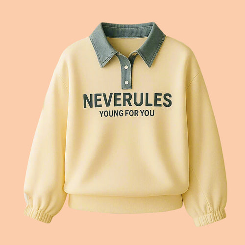 FashionKids – Stijlvol & Speels – Poloshirt met denim kraag
