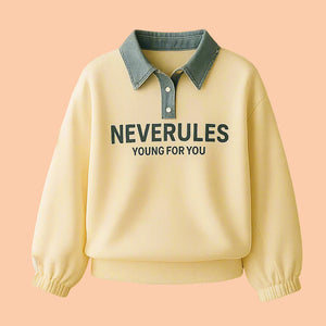 FashionKids – Stijlvol & Speels – Poloshirt met denim kraag