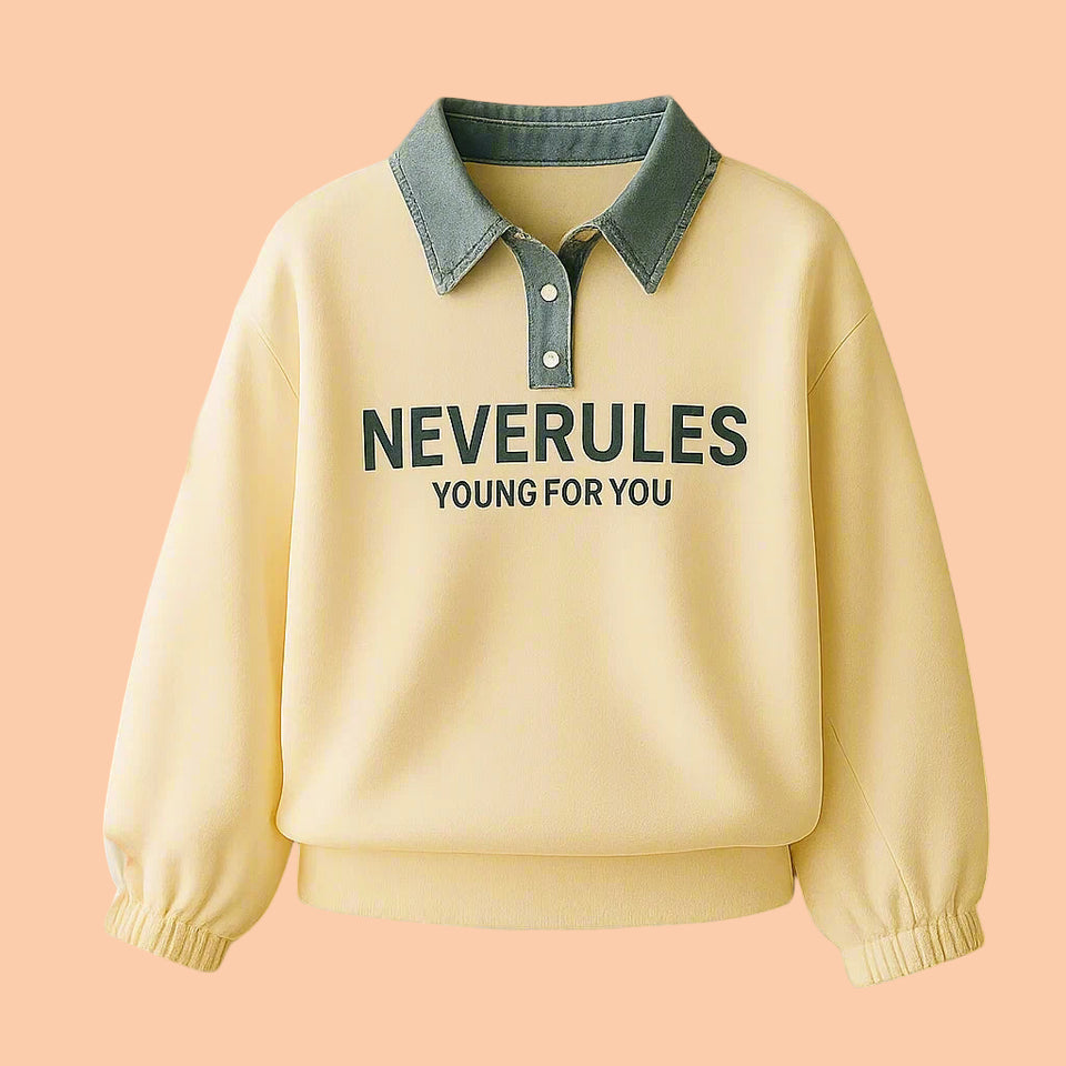 FashionKids – Stijlvol & Speels – Poloshirt met denim kraag