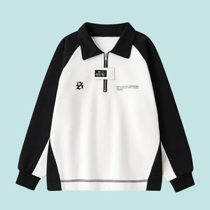 MiniFashion – Speels & Klassiek – Katoenen Sweater