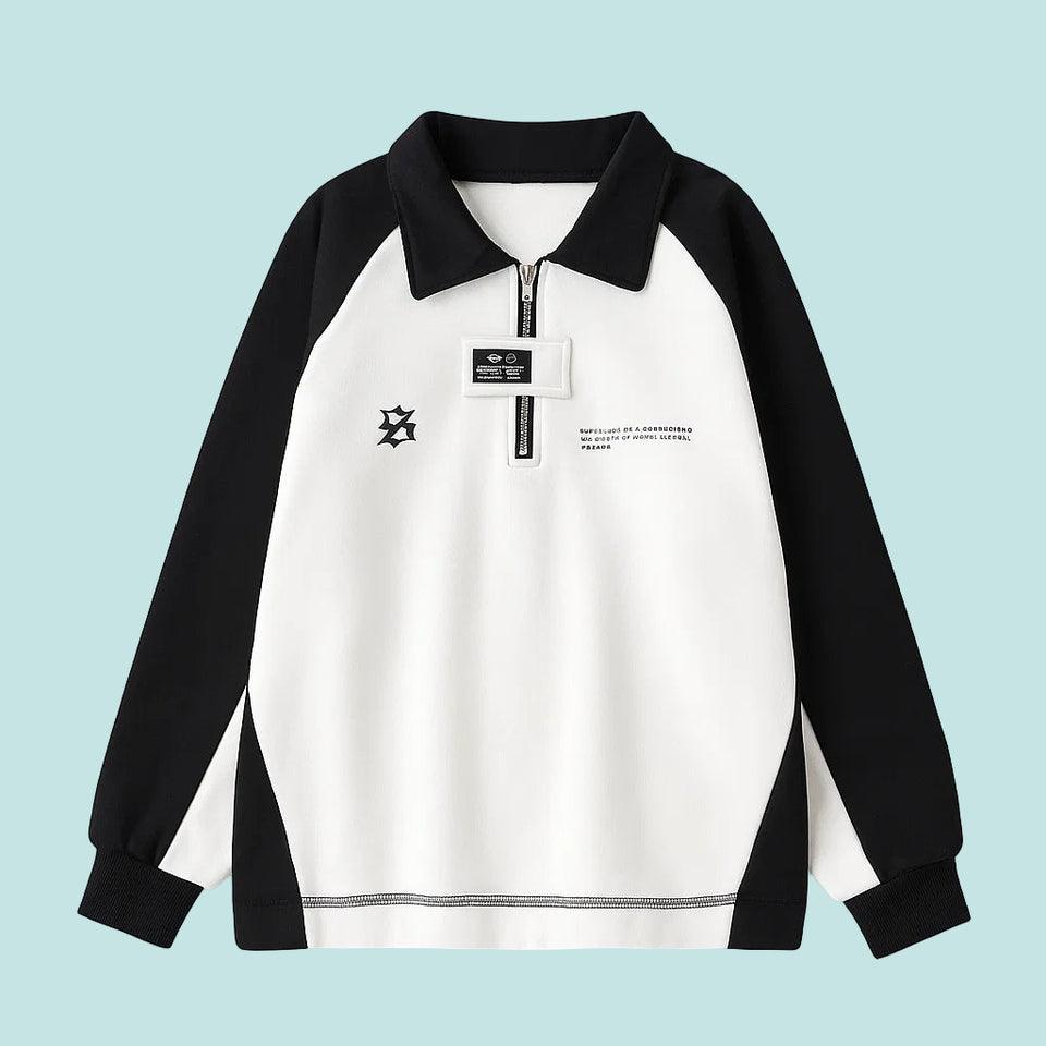 MiniFashion – Speels & Klassiek – Katoenen Sweater