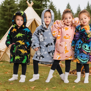 HappySnug – Schattig en comfortabel – Kinderdeken met capuchon