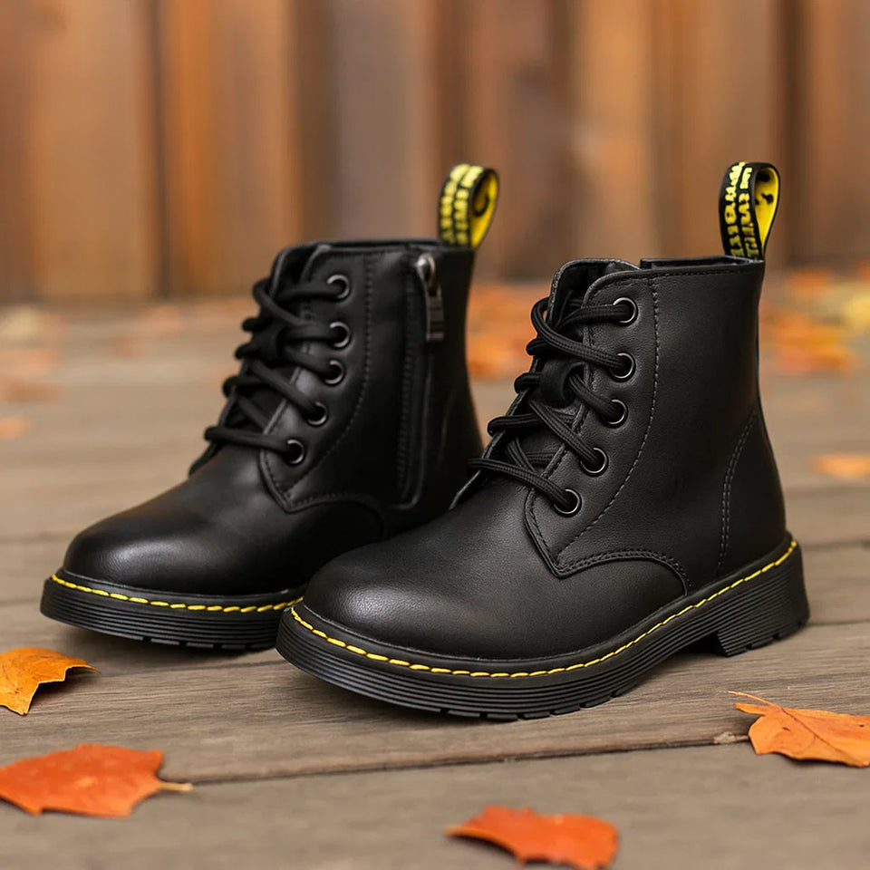 BlackLine – Sterk & Comfortabel – Lace-Up Combat Boots