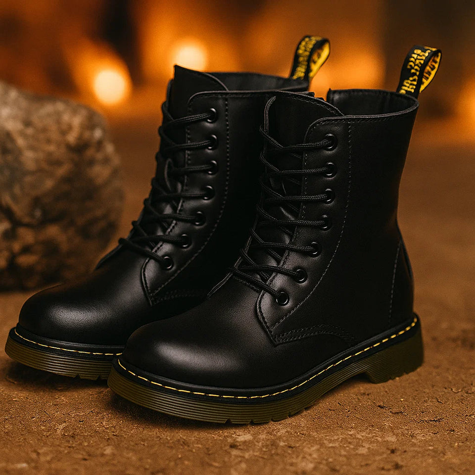 BlackLine – Sterk & Comfortabel – Lace-Up Combat Boots