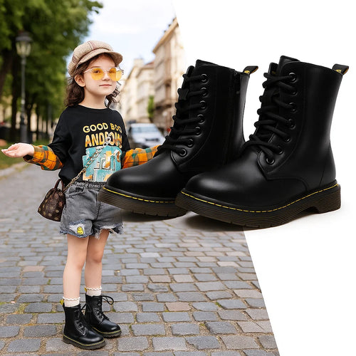BlackLine – Sterk & Comfortabel – Lace-Up Combat Boots
