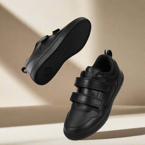 MonoWalk – Licht & Duurzaam – Leren Sneakers met Klittenband
