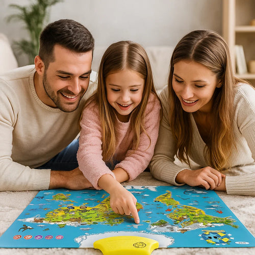 LittleExplorers – Leren & Spelen – Dieren wereldkaart