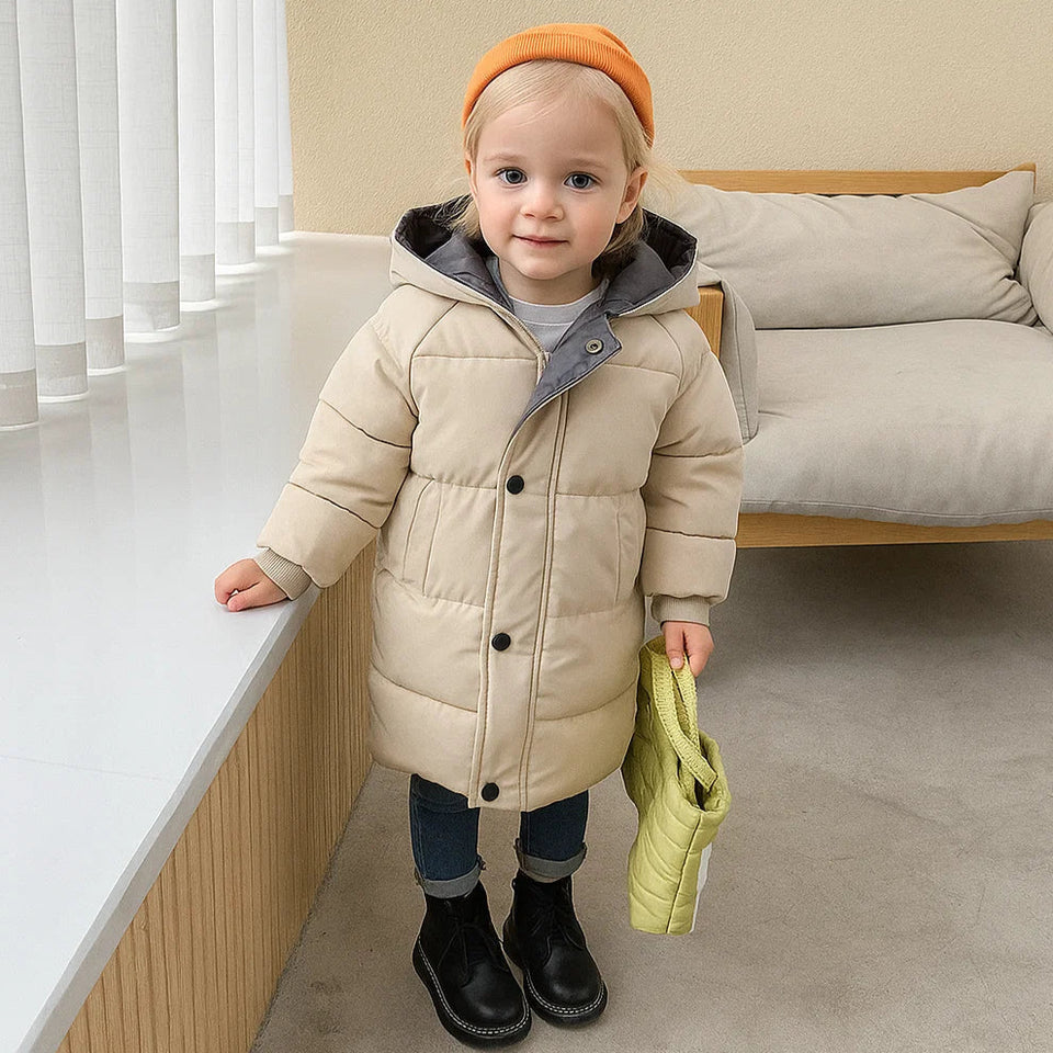 CuddleCoat – Knus & Beschermend – Katoenen Winterjas
