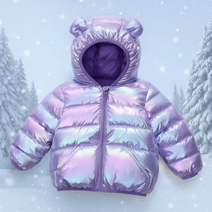 CuddleCoat  – Dikke Gewatteerde Jas met Beren Capuchon
