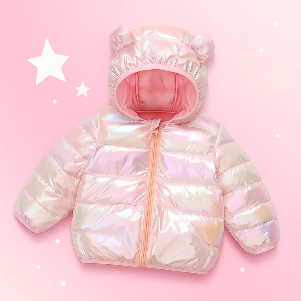CuddleCoat  – Dikke Gewatteerde Jas met Beren Capuchon