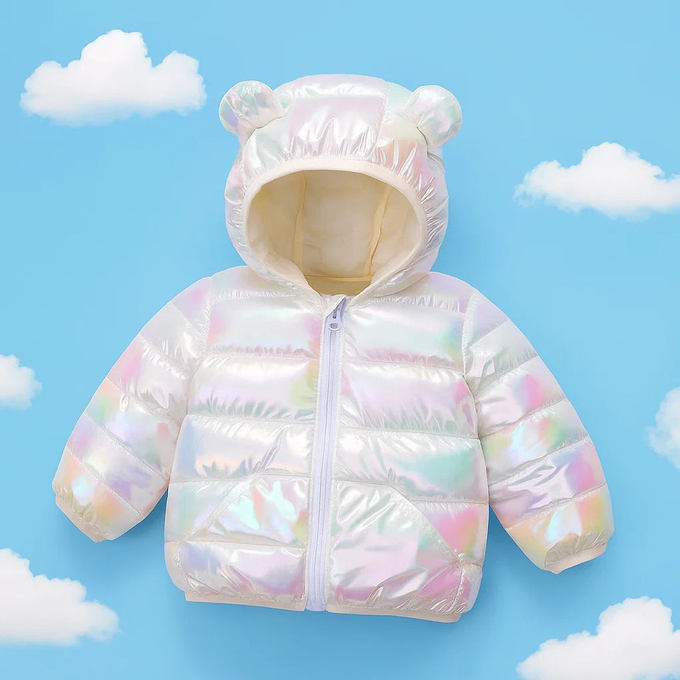 CuddleCoat  – Dikke Gewatteerde Jas met Beren Capuchon