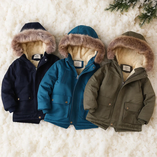 CozyTrend – Elegant & Warm – Parka Winterjas met Bontkraag