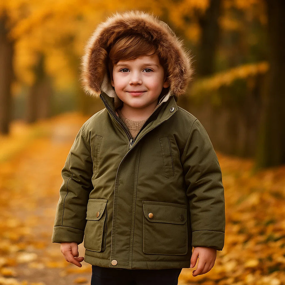 CozyTrend – Elegant & Warm – Parka Winterjas met Bontkraag