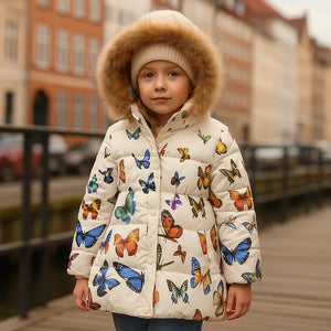 CozyTrend – Elegant & Knus – Gewatteerde Winterjas voor meisjes