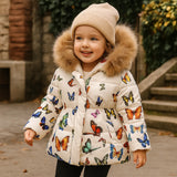 CozyTrend – Elegant & Knus – Gewatteerde Winterjas voor meisjes