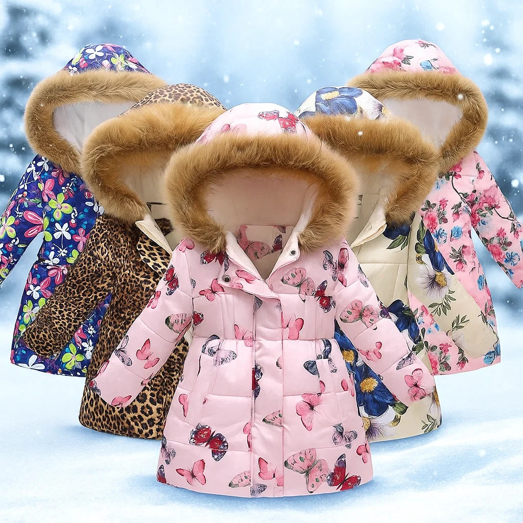 CozyTrend – Elegant & Knus – Gewatteerde Winterjas voor meisjes