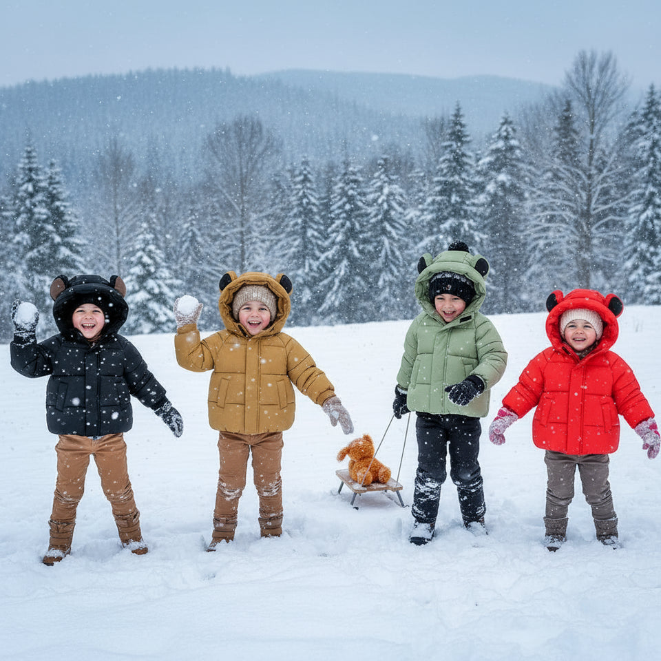 CozziBun – Warm & Schattig – Winterjas met Capuchon