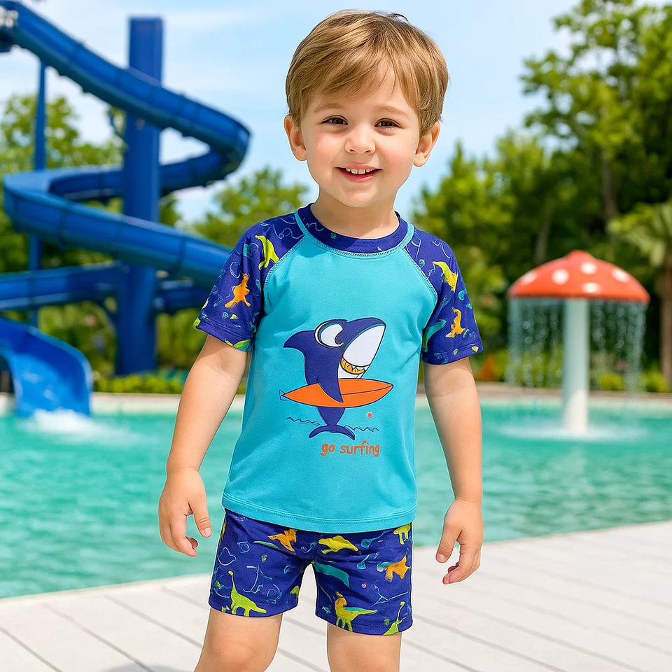 AquaFun – Ademend & Veilig – Kinder Zwemset met UPF-bescherming