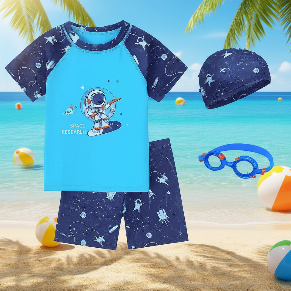 AquaFun – Ademend & Veilig – Kinder Zwemset met UPF-bescherming