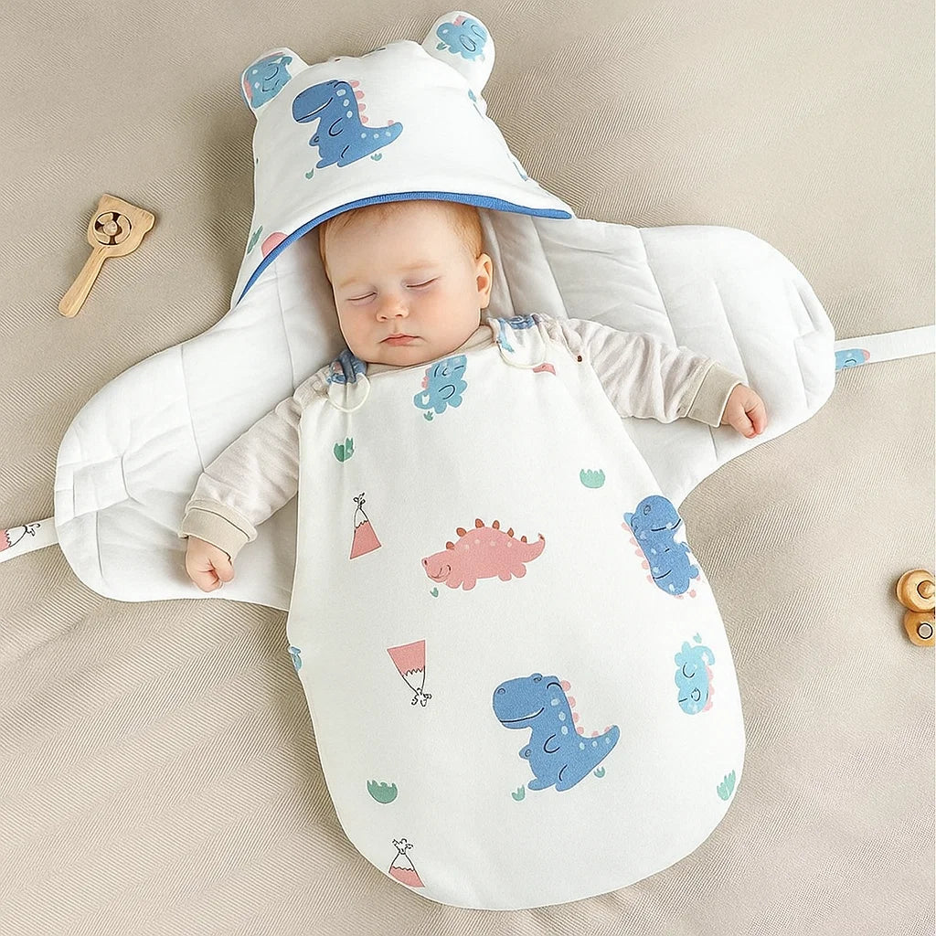 SnuggleBear – Comfort & Gemak – Katoenen babywikkeldeken voor inbakering