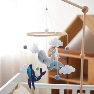 LittleNest – Natuurlijke Rust – Houten Babymobiel