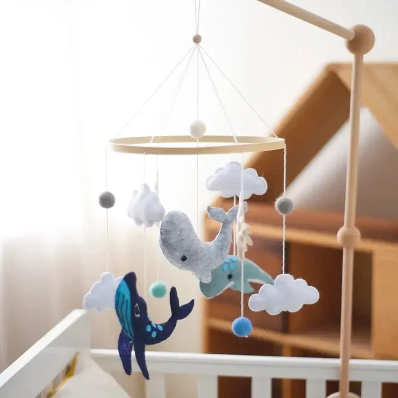 LittleNest – Natuurlijke Rust – Houten Babymobiel