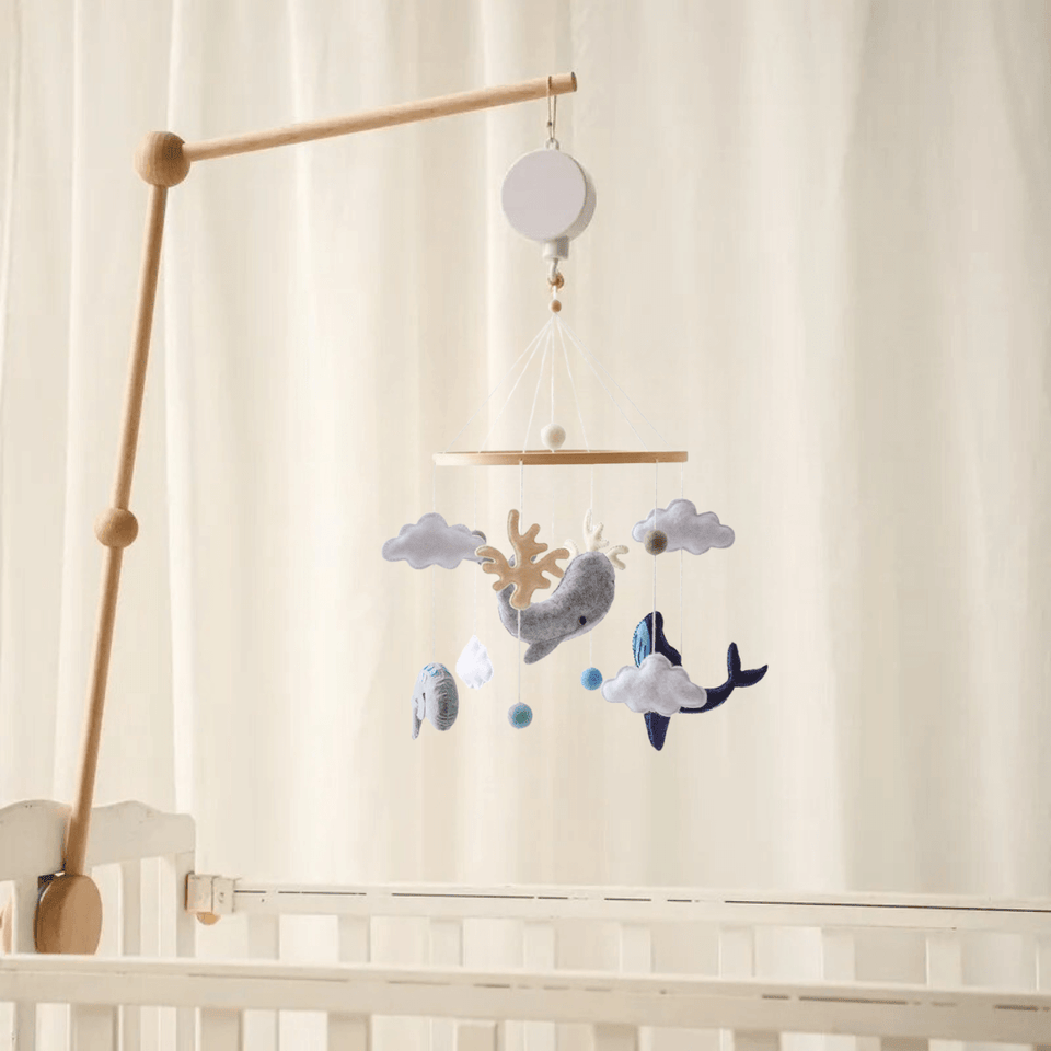 LittleNest – Natuurlijke Rust – Houten Babymobiel