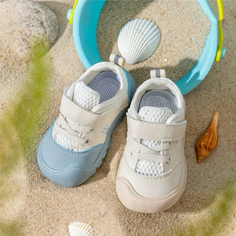 TinySteps - Natuurlijk & Veilig - Barefoot Babyschoenen Blauw