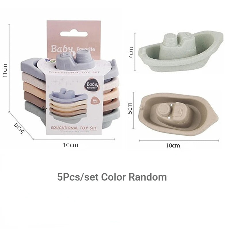Stack & Splash™ – Stapelbare Bootjes – Badset