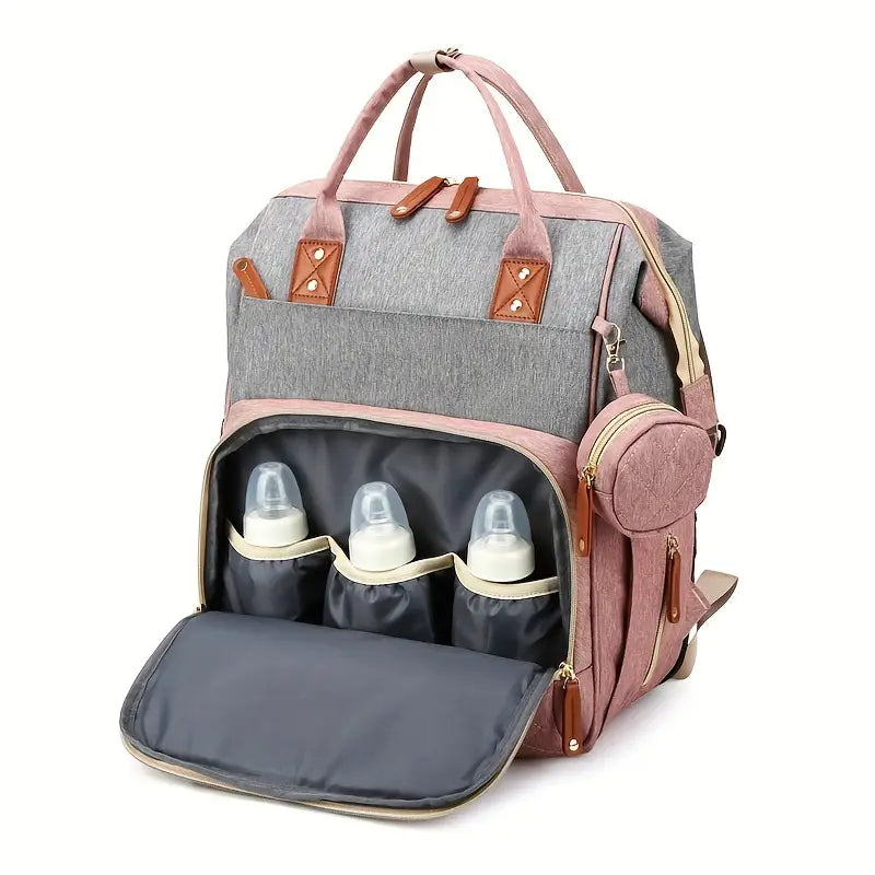 TravelNest – Altijd een Rustplek – 2-in-1 Luiertas met Babybed
