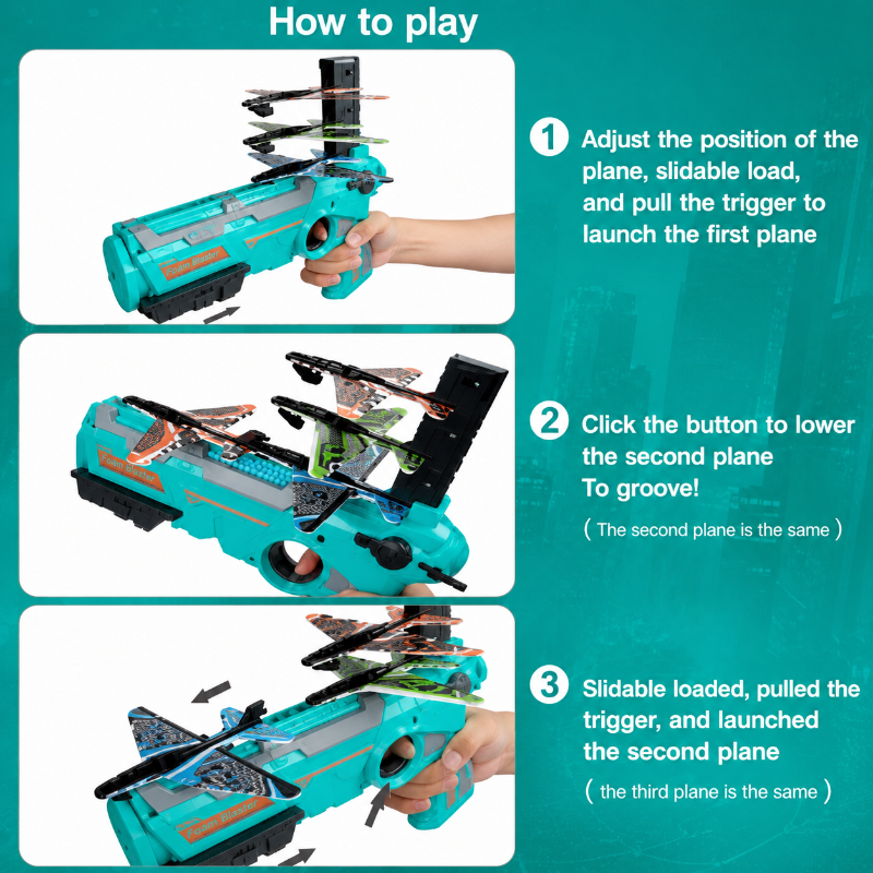 FlyHero – Creatief & Interactief – Kinder Vliegtuig Blaster