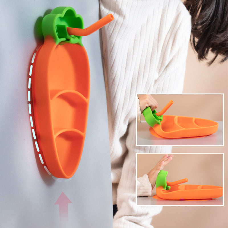 MiniMeal – Veilig & Antislip – Siliconen Peuterbord Set met Bestek