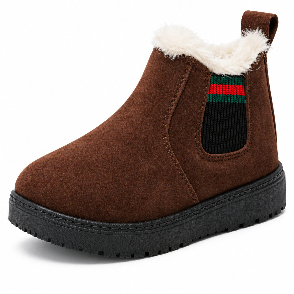 SnowySteps – Warm & Zacht – Baby Winterlaarsjes met Pluche Voering