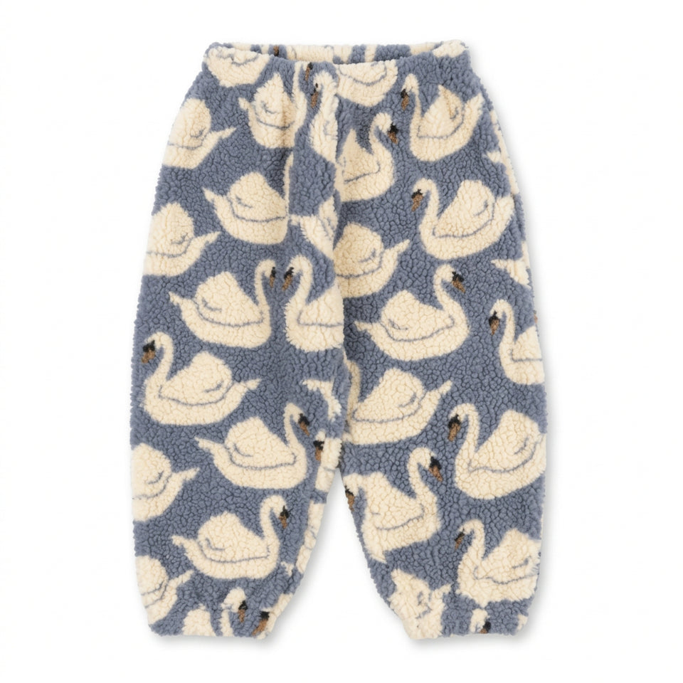 FuzzyPants – Zacht & Warm – Pluche Kinderbroek met Speelse Prints