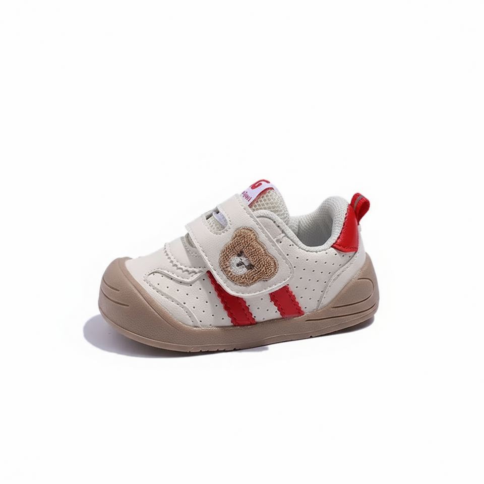 KinderMove – Stevig & Soepel – Klittenband Sneakers met berenmotief