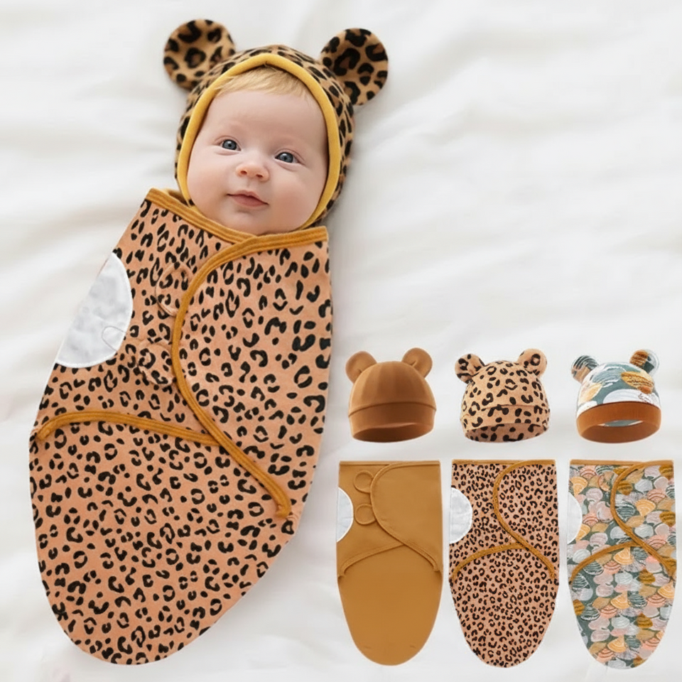 SnuggleBear – Zachte & Warme – Baby Wikkel Deken