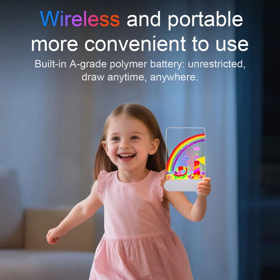 DrawingLight - Verlichte Fantasieën - Tekenbord met LED