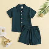 Mini Fashion™ - Katoen Linnen Zomerset Jongens