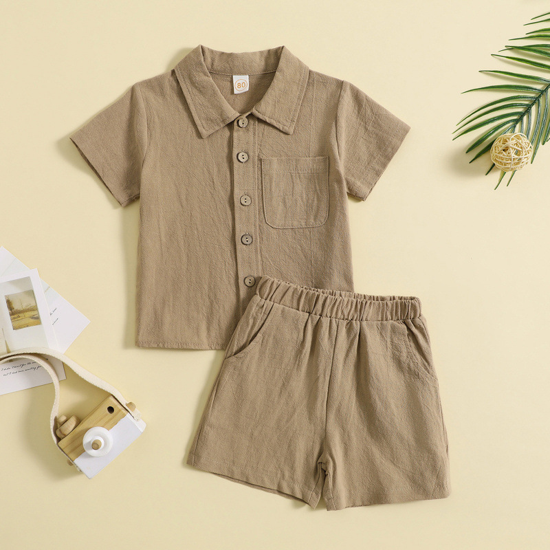 Mini Fashion™ - Katoen Linnen Zomerset Jongens