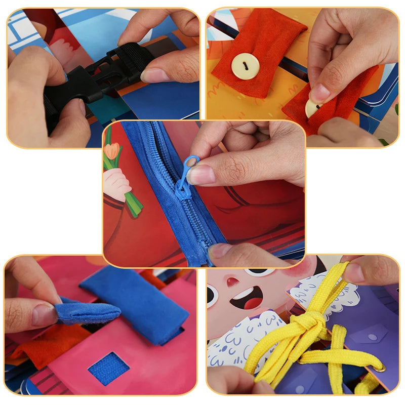 Little Helper™ - Knoop & Rits - Activiteitenbord