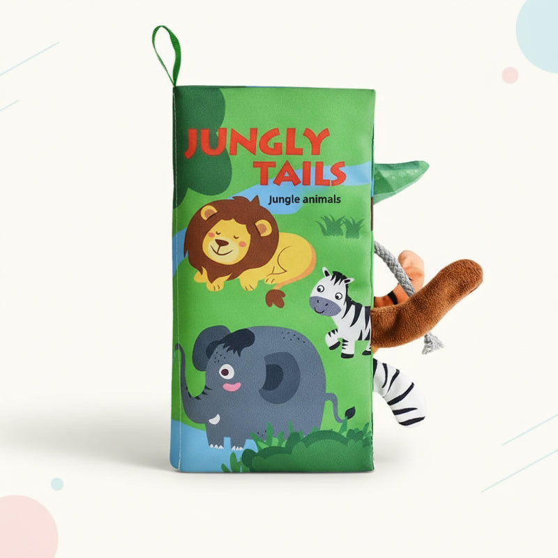 SoftTails – Kleurrijk & Sensorisch – Baby staartboekje