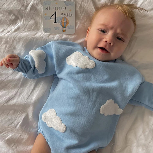 Mini Fashion™ - Schattige Printjes - Sweatshirt Romper