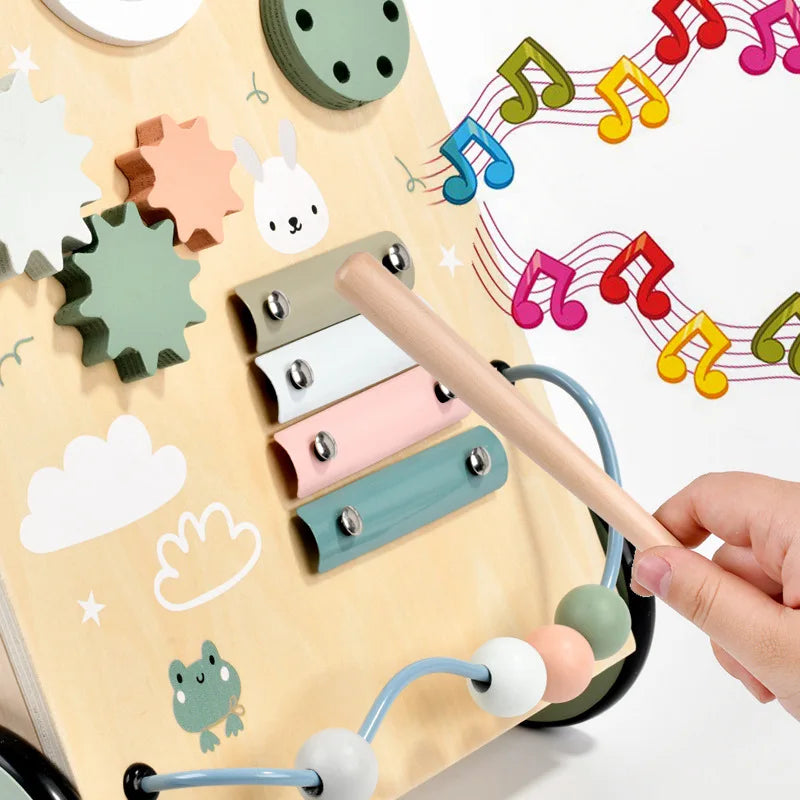 LearnWalker – Creatief & Educatief – Montessori Loopwagen