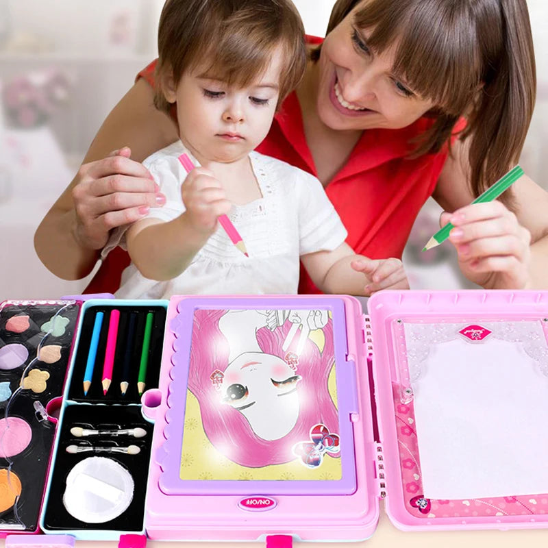 Glam Draw - Fantasie & Fun - Make-Up Tekenset