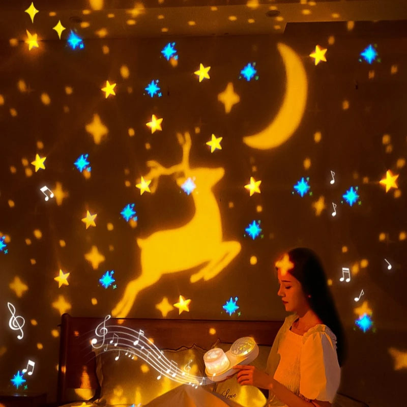 OceanGlow – Rustgevend & Magisch – Sterrenhemel Projectie Nachtlamp