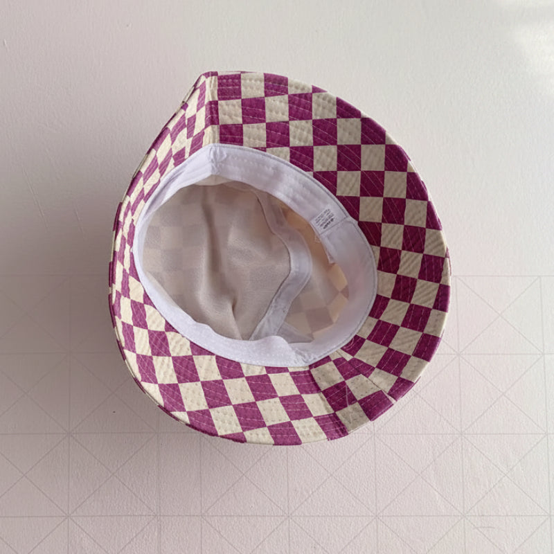 Bucket Hat – Schattig & Beschermend – Kinder Hoed Geruit