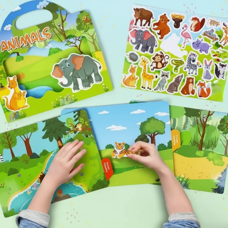 StickerFun – Kleurrijk & Leerzaam – Herbruikbare Stickerboek