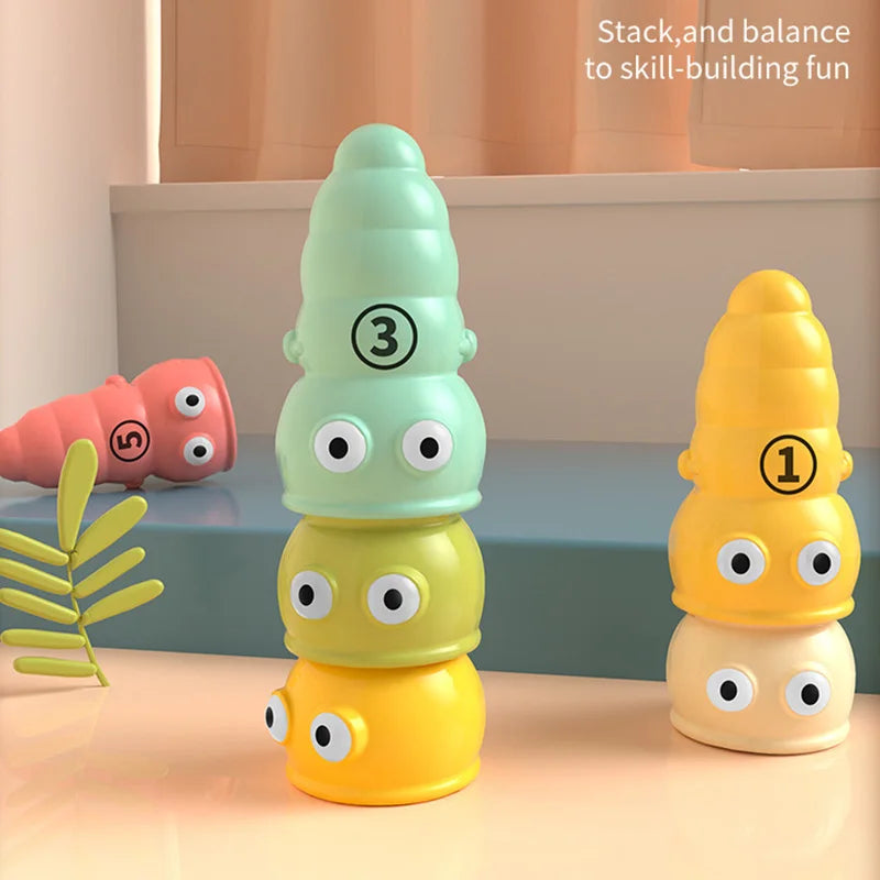 Tiny Sorter™ – Slim Stapelen – Appel & Worm spel