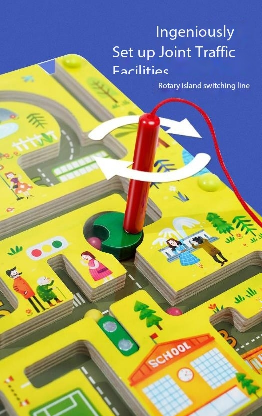 Traffic Maze Game™ - Magnetisch avontuur - Magnetisch doolhof