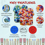 ArtEase – Kleurrijk & Waterafstotend – Verfschort voor Kinderen